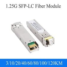 Image of 1Pair Gigabit Fiber SFP Module 1000M LC 1.25G 1310nm/1550nm Single Mode