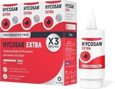 Image of Hycosan Extra 3 x pack Preservative Free DRY Eye Drops 