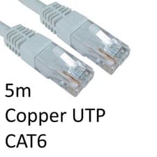 Image of RJ45 (M) to RJ45 (M) CAT6 5m White OEM Moulded Boot Copper UTP Network Cable