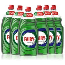 Image of Fairy Original Kitchen Dish Washing up Liquid Clearance Sale -pack of 6 X 900ml