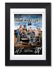 Image of FRIDAY NIGHT LIGHTS CAST SIGNED NBC TV SHOW SEASON POSTER PHOTO AUTOGRAPH GIFT