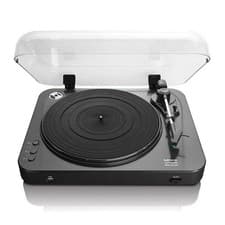 Image of Lenco LBT-120BT Turntable Black Bluetooth USB Recording Vinyl Record Player