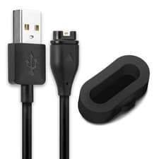 Image of USB Smartwatch Charger for Garmin Fenix 5S Plus vivomove 3s quatix 7 Venu Black