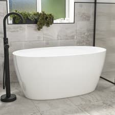 Image of Small Freestanding Double Ended Bath 1300 x 700mm - Pico PIC01300