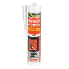 Image of General Purpose Silicone C3 Cartridge 280ml Sealant Clear White Brown Black Grey