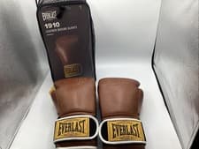 Image of EVERLAST 1910 CLASSIC  BOXING GLOVES 12oz BROWN BRAND NEW