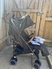 Image of ickle bubba Discovery Max Stroller - Black/Rose Gold