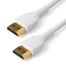 Image of StarTech 6ft (2m) Slim HDMI 2.0 Cable Flexible Premium Certified HDMI Cord wi...