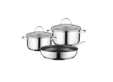 Image of Neff Z943SE0 Three Piece Induction Pan Set - Stainless steel