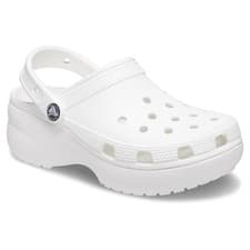 Image of Crocs Classic Platform Clog Bone