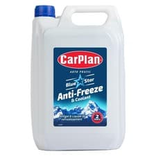 Image of CarPlan BSA001 Blue Star Antifreeze & Coolant Concentrate Down To -36C 5L