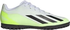 Image of Adidas X CrazyFast 4 TF Football Turf Boots Size 9UK Men's Lime Green IE1583