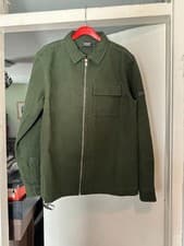 Image of Barbour International Men's M)50257GN71 Kombu Green Overshirt Sz M Authentic