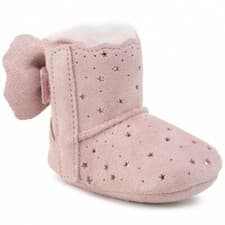 Image of NEW UGG INFANTS JESSE BOW II STARRY LITE SEASHELL PINK BOOTIE US 02/03 11071541I