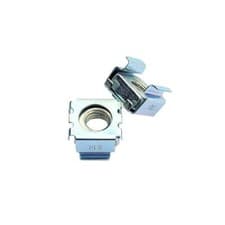 Image of M8 CAGE NUTS PANEL RANGE 1.7-3mm TYPE T2 CARBON STEEL BRIGHT ZINC PLATED GRADE 6