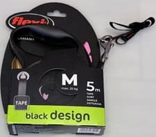 Image of Flexi Medium Black Retractable Lead