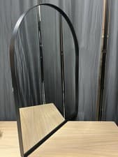 Image of Garden Trading Arch Mirror, Iron, Black 80 X 60cm RRP140