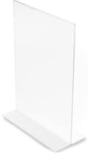 Image of Deflect-o Stand Up Sign Holder A4 Clear 47801 - 2 HOLDERS !!!!!