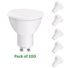 Image of 1 - 100 Pack GU10 LED Bulbs 5W & 7W - Warm White (3000k), Cool White (6000K)