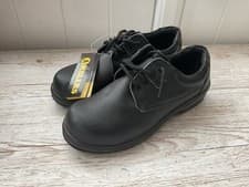 Image of *AMBLERS SAFETY SHOES ~ BLACK LACE UP* Size 7 (EU 41)