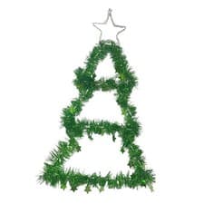 Image of Christmas Window Decoration Folding Decorative Lighted Indoor Outdoor Tree