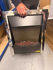 Image of Focal Point Blenheim Chrome LED Electric Fire