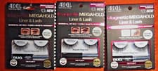 Image of Lot of 3 Ardell Magnetic MEGAHOLD, False Eyelashes, Invisiband Liner & Lash Kit