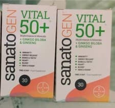 Image of SanatoGen Vital 50+ Multivitamin One A Day _30×2 bottles =60Tablets