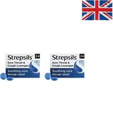 Image of Strepsils Sore Throat & Cough Lozenges - 48 Count, Clinically Proven Relief
