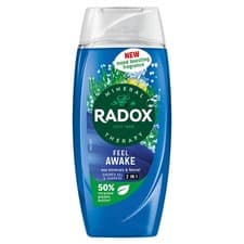 Image of 4x RADOX Mineral Therapy Feel Awake Body Wash 225ml Sea Minerals & Fennel 
