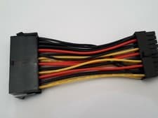 Image of 20 Pin Male to 24 Pin Female Extension ATX PSU TW Power Cable Lead 18 AWG 300V