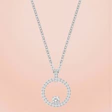 Image of Swarovski Pendant Necklace Ladies Creativity Circle 5198686 Mothers Day Gift
