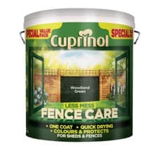 Image of Cuprinol CUPLMFCRB6L Less Mess Fence Care Woodland Green 6 Litre
