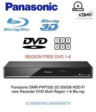 Image of Panasonic DMR-PWT550 4K 3D WiFi HDD Recorder DVD MR 1-6 Blu-ray player WARRANTY