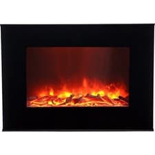 Image of Lingga 1.9kW Black Glass effect Electric Fire