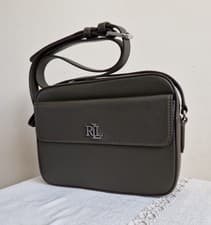 Image of Lauren Ralph Lauren Marcy Leather Camera Bag RRP £279 BNWT