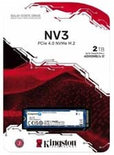 Image of Kingston NV3 2TB SSD NVMe M.2 PCIe 4.0 SSD 6000MB/s SNV3S/2000G Brand New Boxed
