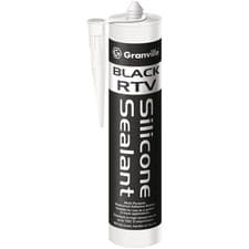 Image of RTV Silicone Sealant Cartridge - 310ml - Black - Waterproof - Granville 0235