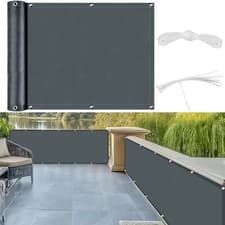 Image of Garden Balcony Privacy Fence Screen Patio UV protection Waterproof w/ Cable Ties