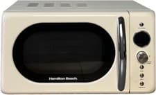 Image of Hamilton Beach Retro Cream Microwave 700W 20L Microwave Oven HB70H20C
