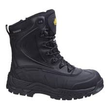 Image of Amblers AS440 Mens Waterproof Leather Outdoors Working Safety Boots Black