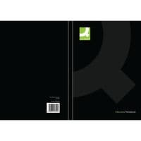 Image of Q-Connect Hardback Casebound Notebook A5 Black (Pack of 3) KF03726