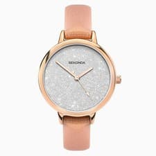 Image of Sekonda Editions Ladies Watch with Silver Glitter Dial 40025