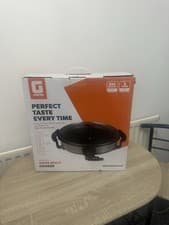 Image of Electric Cooker Pan 40cm Multi-Function Non-Stick Electric Pan With Clear Lid