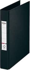 Image of 2x A5 BLACK 2 RING 25mm RING BINDER BINDERS FILES FOLDERS GOOD QUALITY PP REXEL
