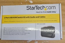 Image of StarTech.Com 2 Port USB KVM Switch Kit With Audio And Cables SV211KUSB