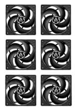 Image of 6 x Pack of Arctic P12 Pressure-Optimised 120mm Case Fans 1800 RPM 56.3CFM 3-Pin