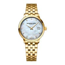 Image of Raymond Weil Toccata Ladies Classic Gold Diamond Steel Watch, 29mm 5985-P-97081