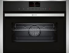 Image of Neff C17FS32N0B Integrated Compact Oven with Steam in Stainless Steel GRADE A