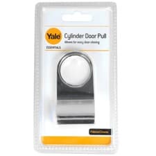 Image of YALE CYLINDER PULL FRONT DOOR RIM LOCK FITS NIGHTLATCH IN Chrome Finish + P&P